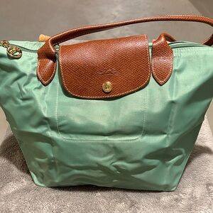 Longchamp lePliage medium tote Green